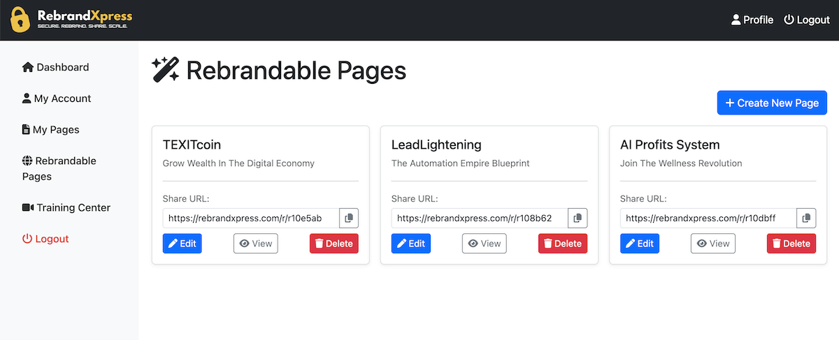 Page List