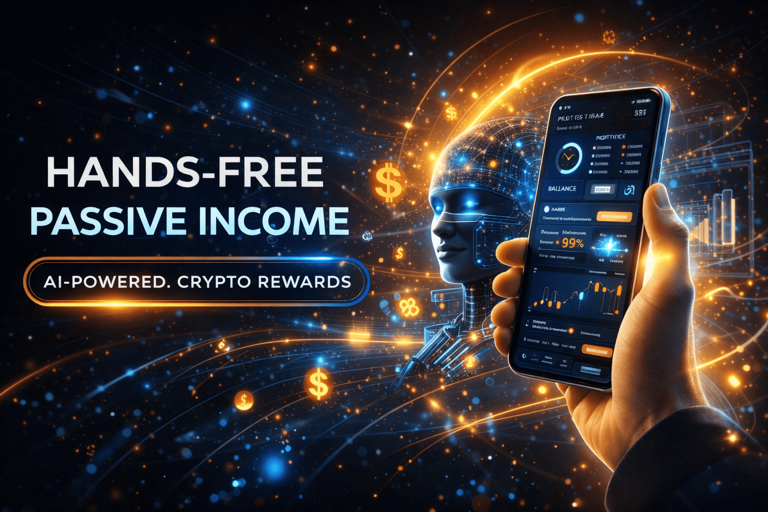 Hands-free AI flow visual